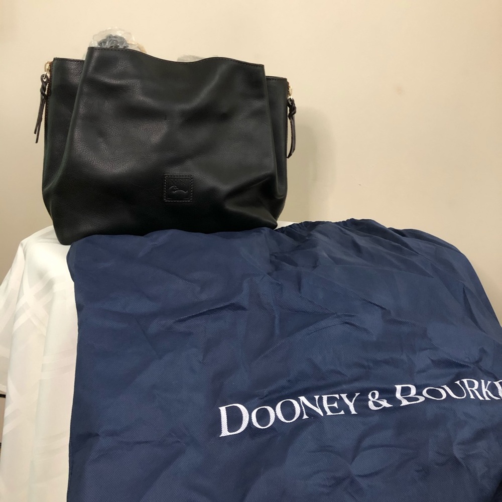 Black Leather Shoulder Bag